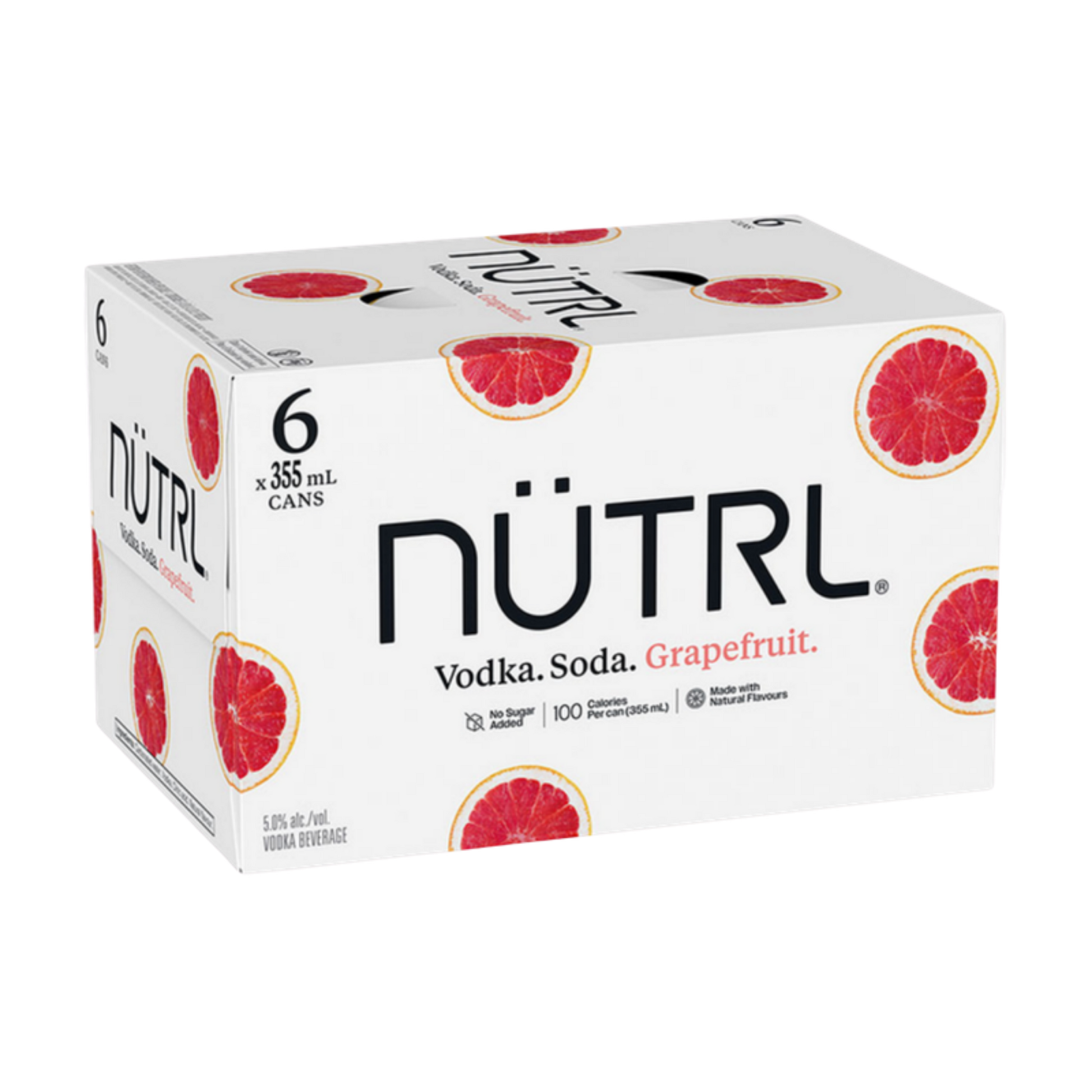 Nutrl Vodka Soda - Grapefruit 6pk