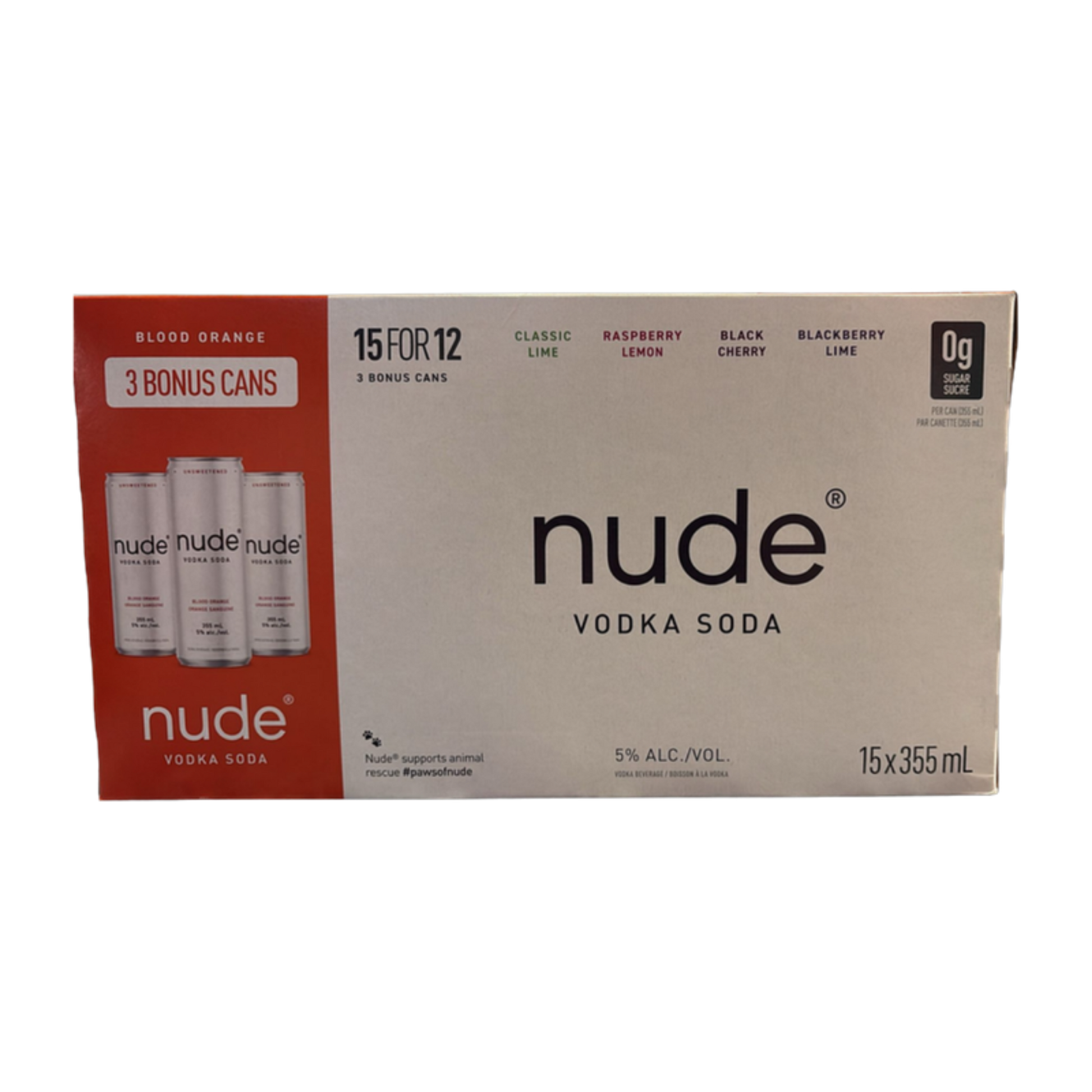 Nude Vodka Soda - Mixer Pack