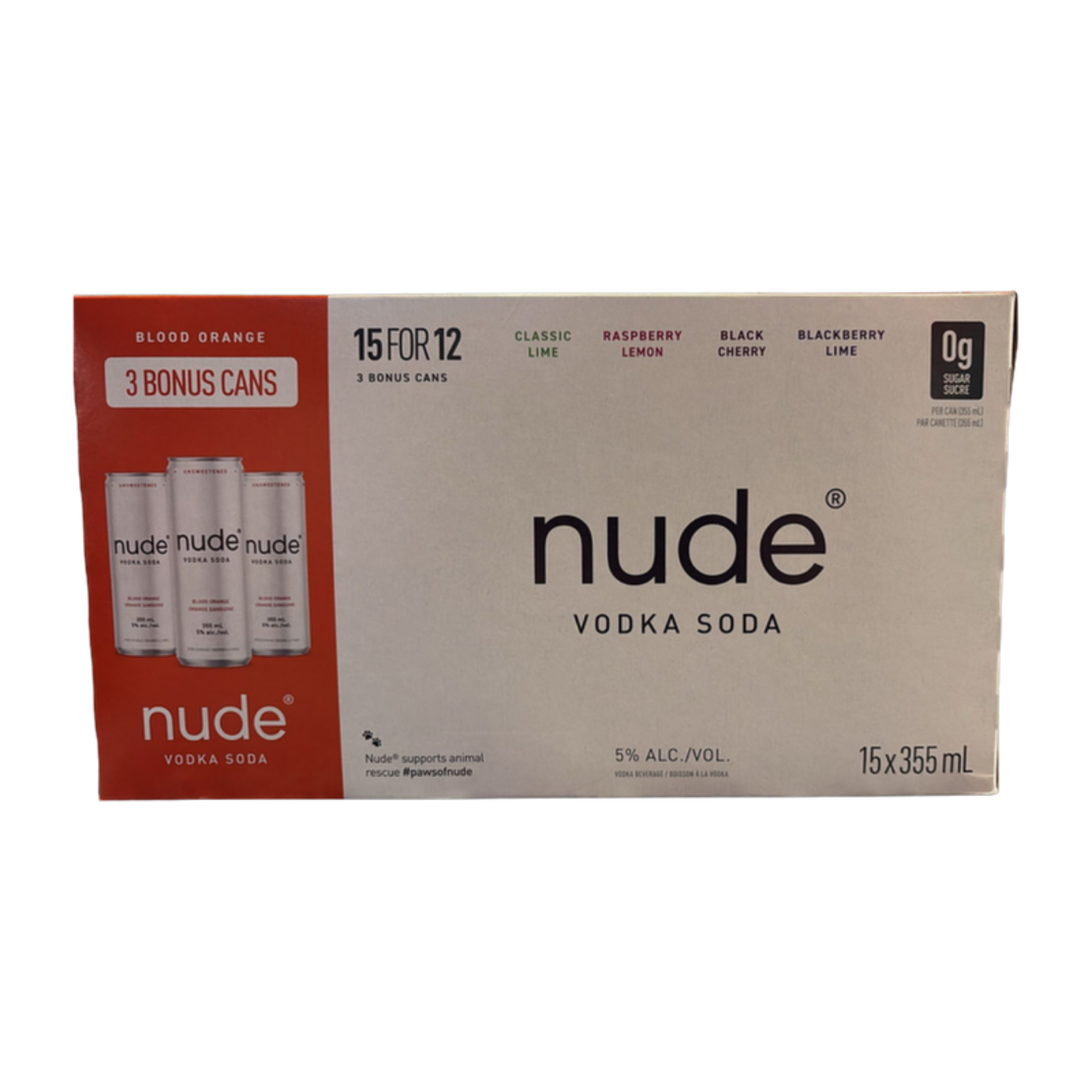 Nude Vodka Soda - Mixer Pack