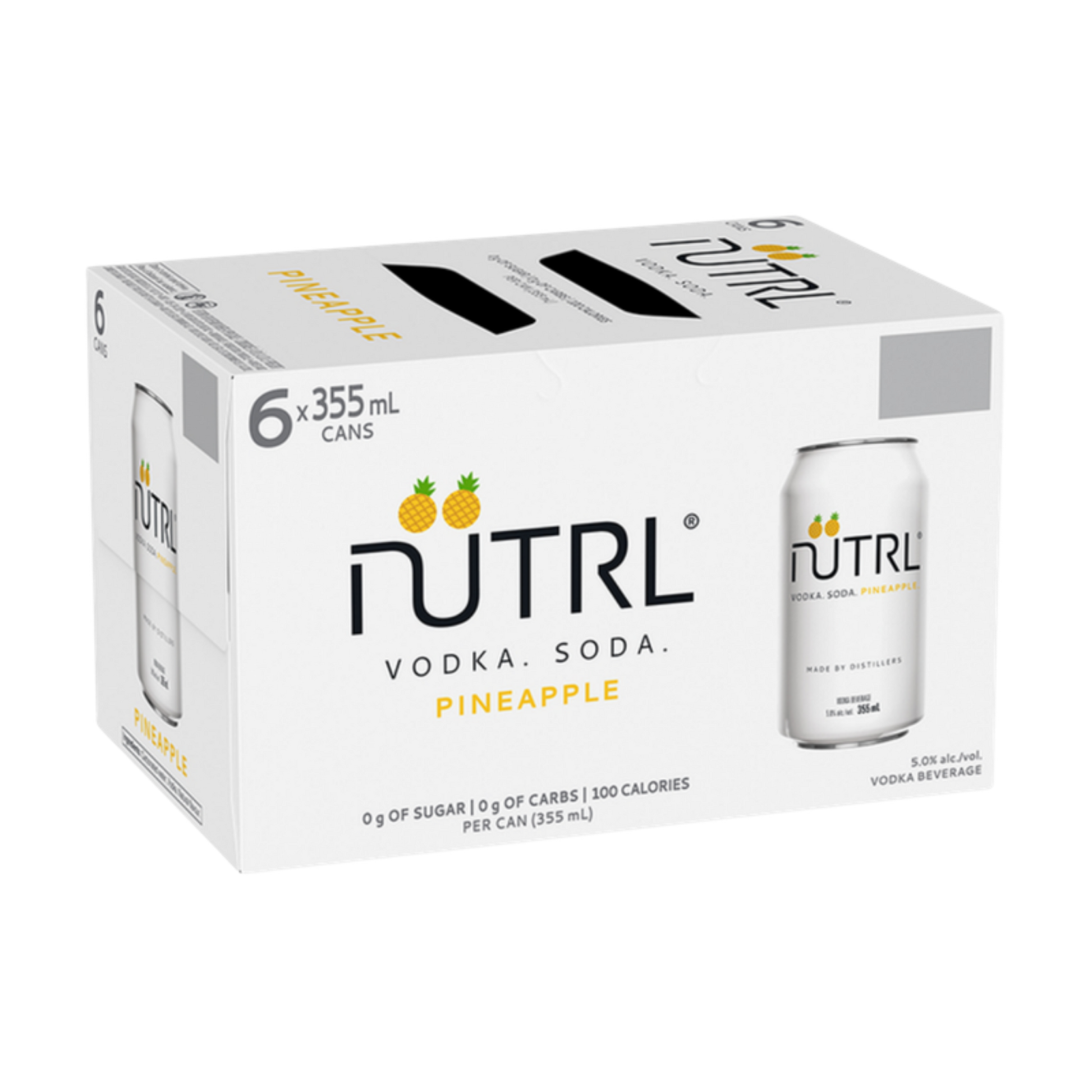 Nutrl Vodka Soda - Pineapple 6pk