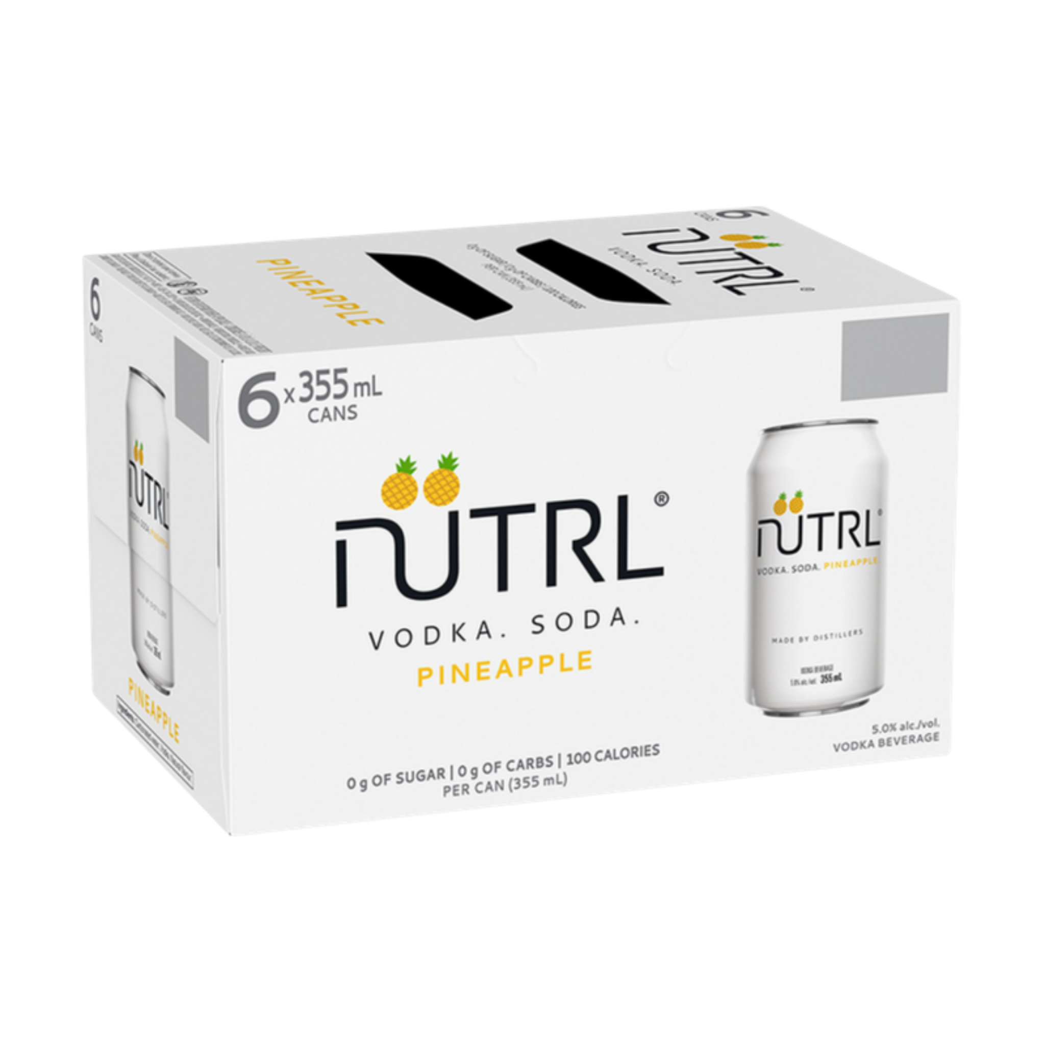 Nutrl Vodka Soda - Pineapple 6pk
