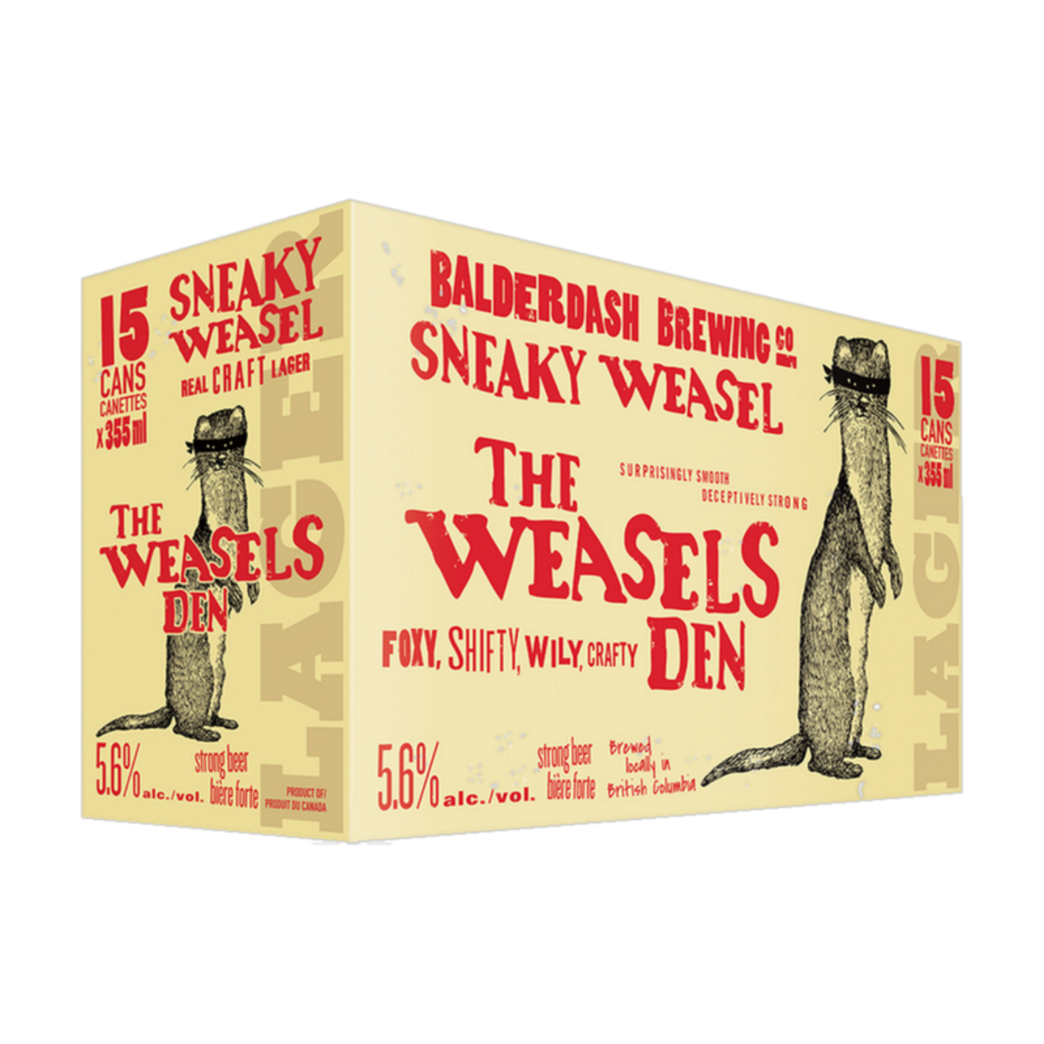 Sneaky Weasel Craft Lager 15pk