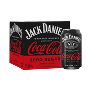 Jack Daniel's & Coke Zero 4pk