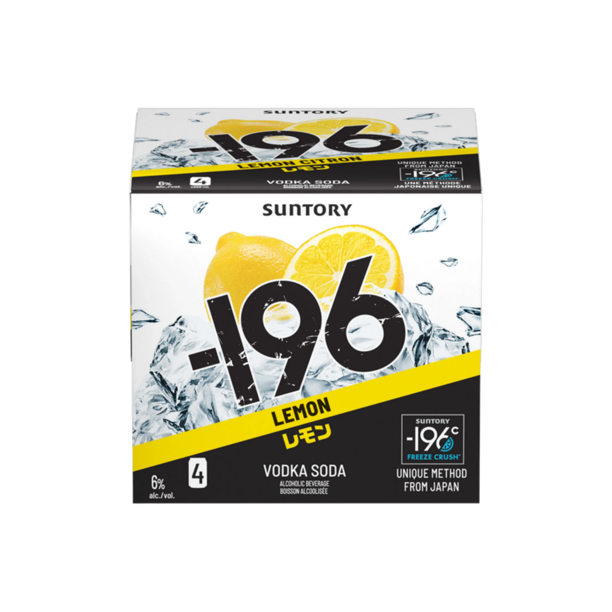 -196 - Lemon Vodka Soda 4pk
