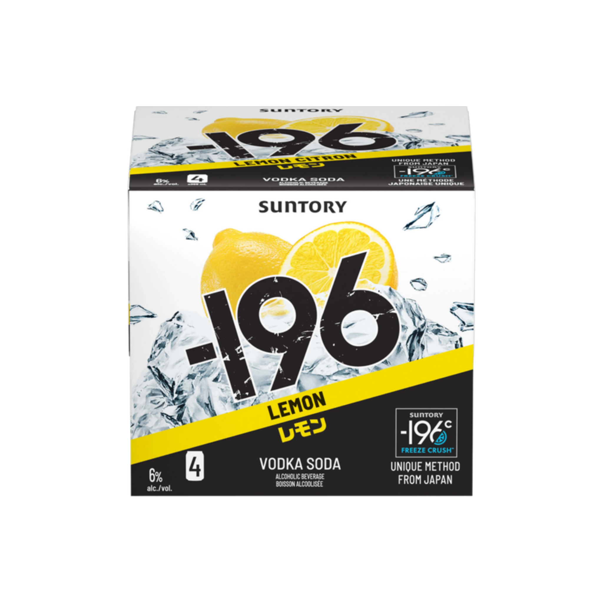 -196 - Lemon Vodka Soda 4pk
