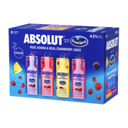 Absolut - Ocean Spray Variety Pack