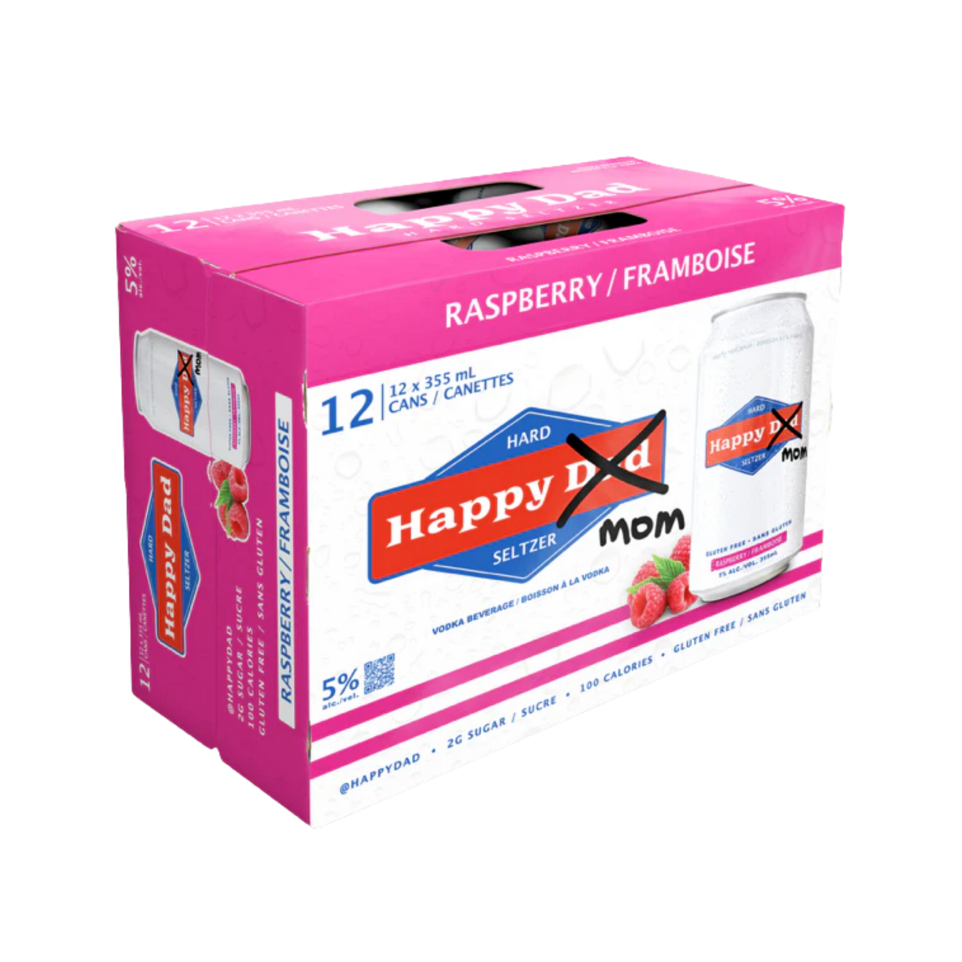 Happy Dad - Mom Raspberry 12pk