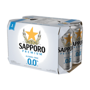 Sapporo 0.0% 6Pk Non Alc