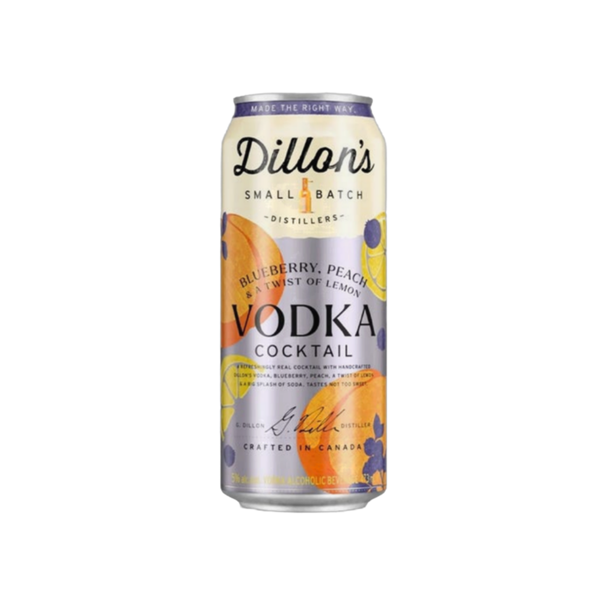 Dillons Vodka - Blueberry Peach Tall Can