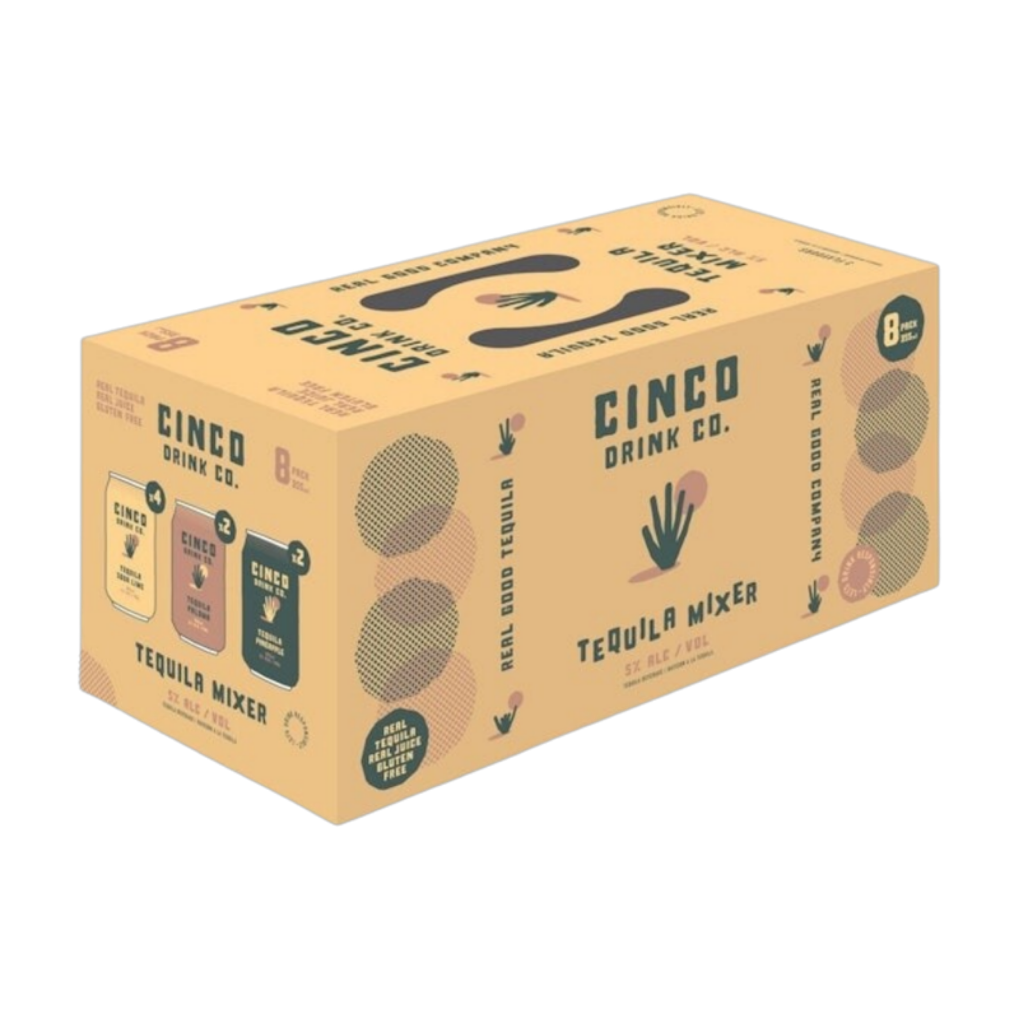 Cinco - Tequila Soda Mixer Pack