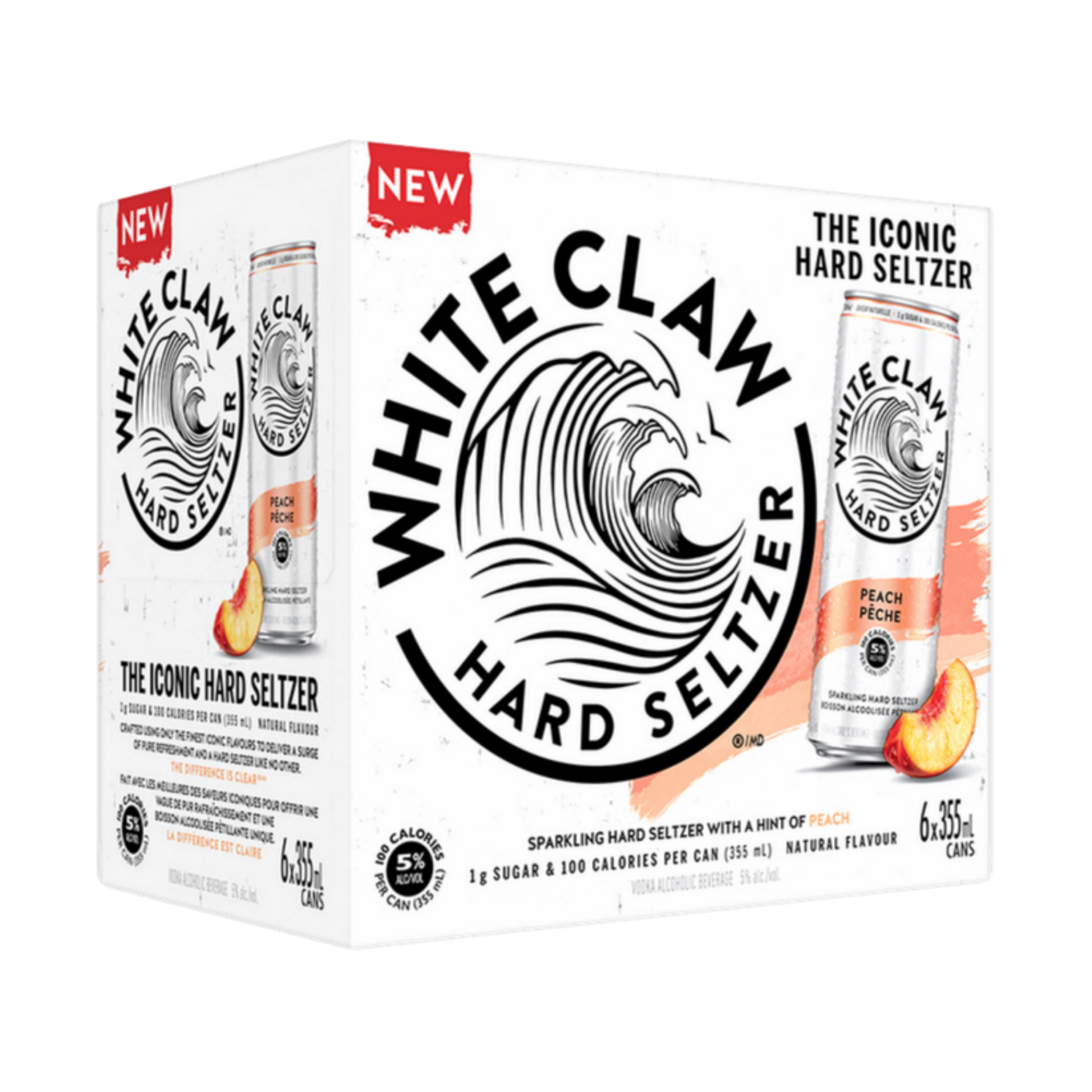 White Claw - Peach 6pk