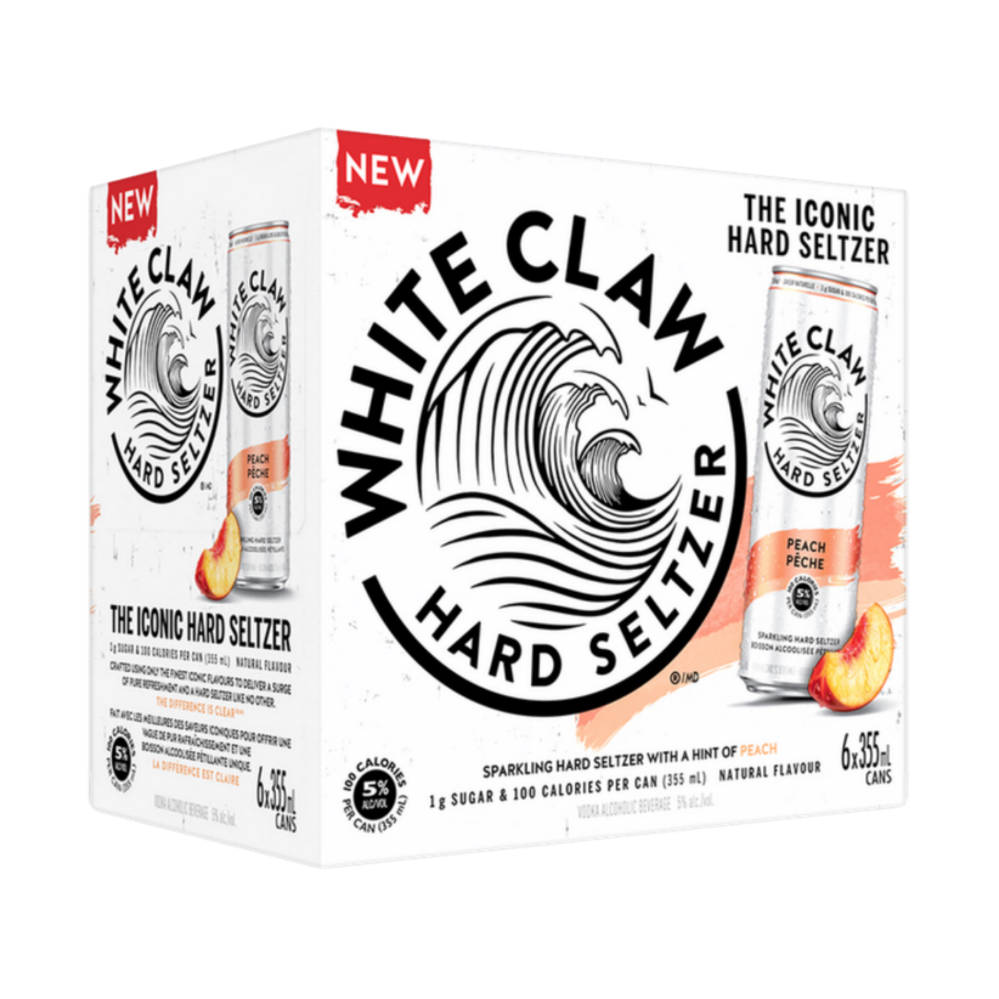 White Claw - Peach 6pk