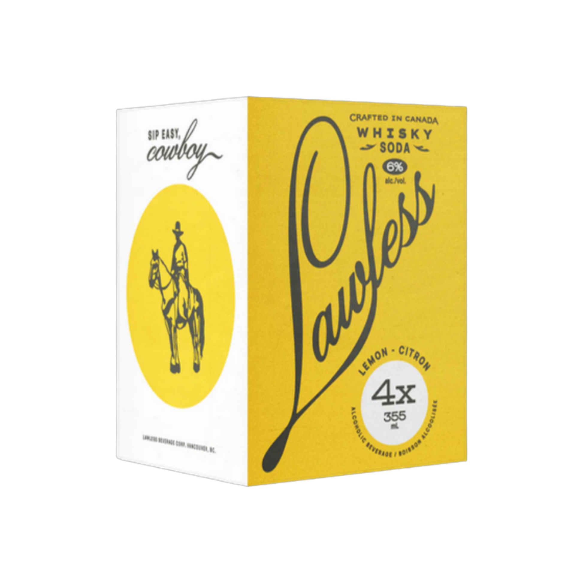 Lawless - Lemon Whisky Soda 4pk