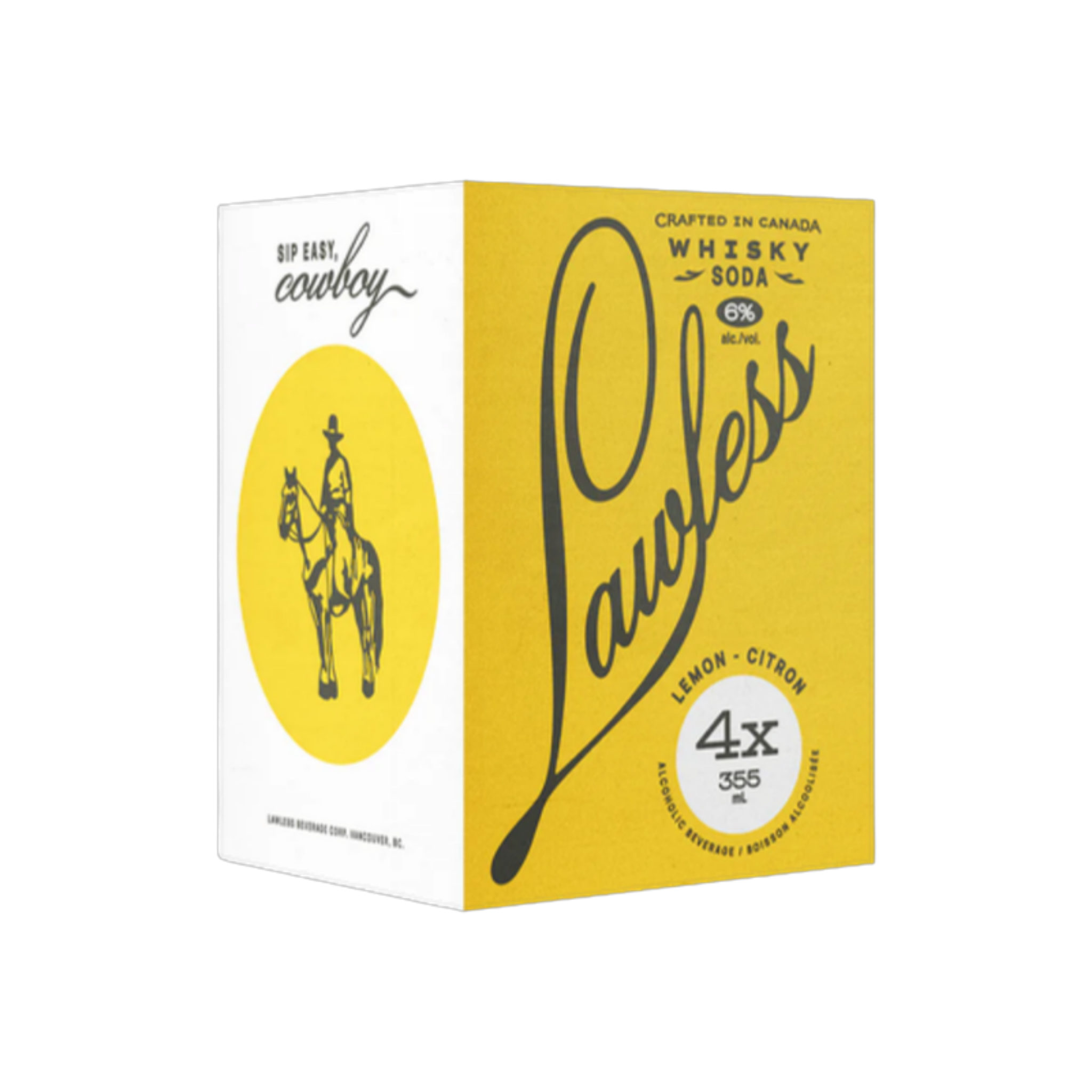 Lawless - Lemon Whisky Soda 4pk