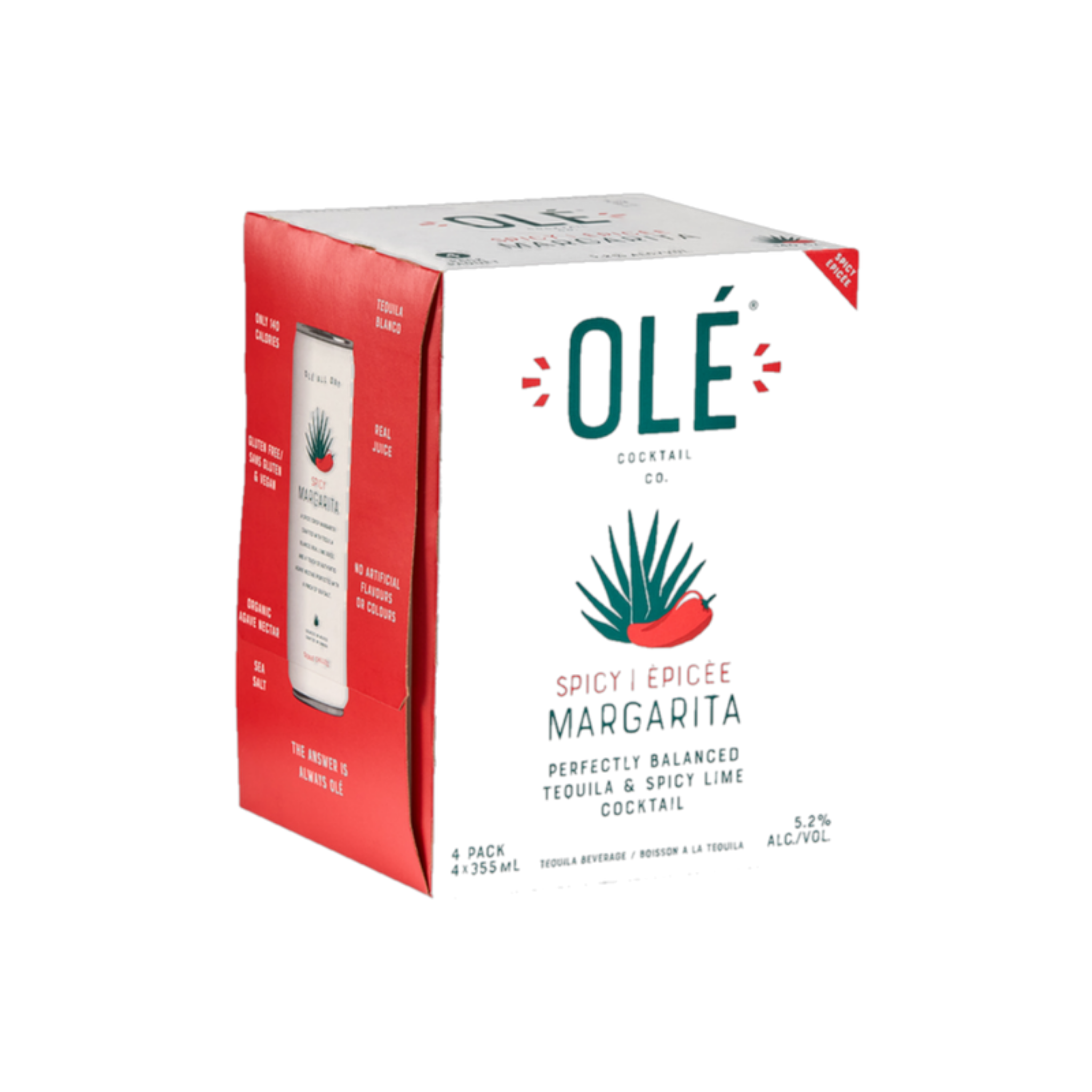 Ole Cocktail Co - Spicy Margarita 4pk