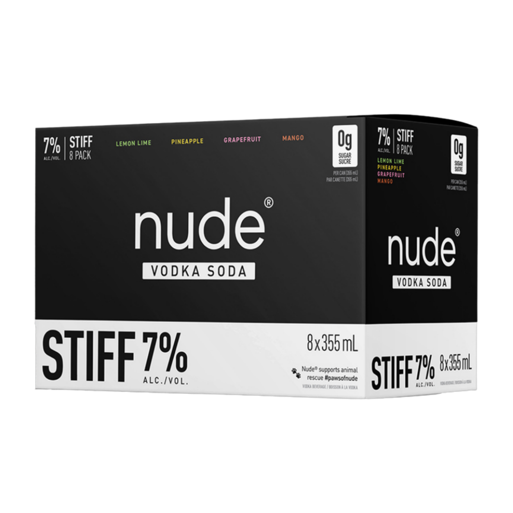 Nude Vodka Soda - Stiff 7% Mixer Pack