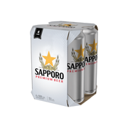 Sapporo - 4Pk Tall Cans
