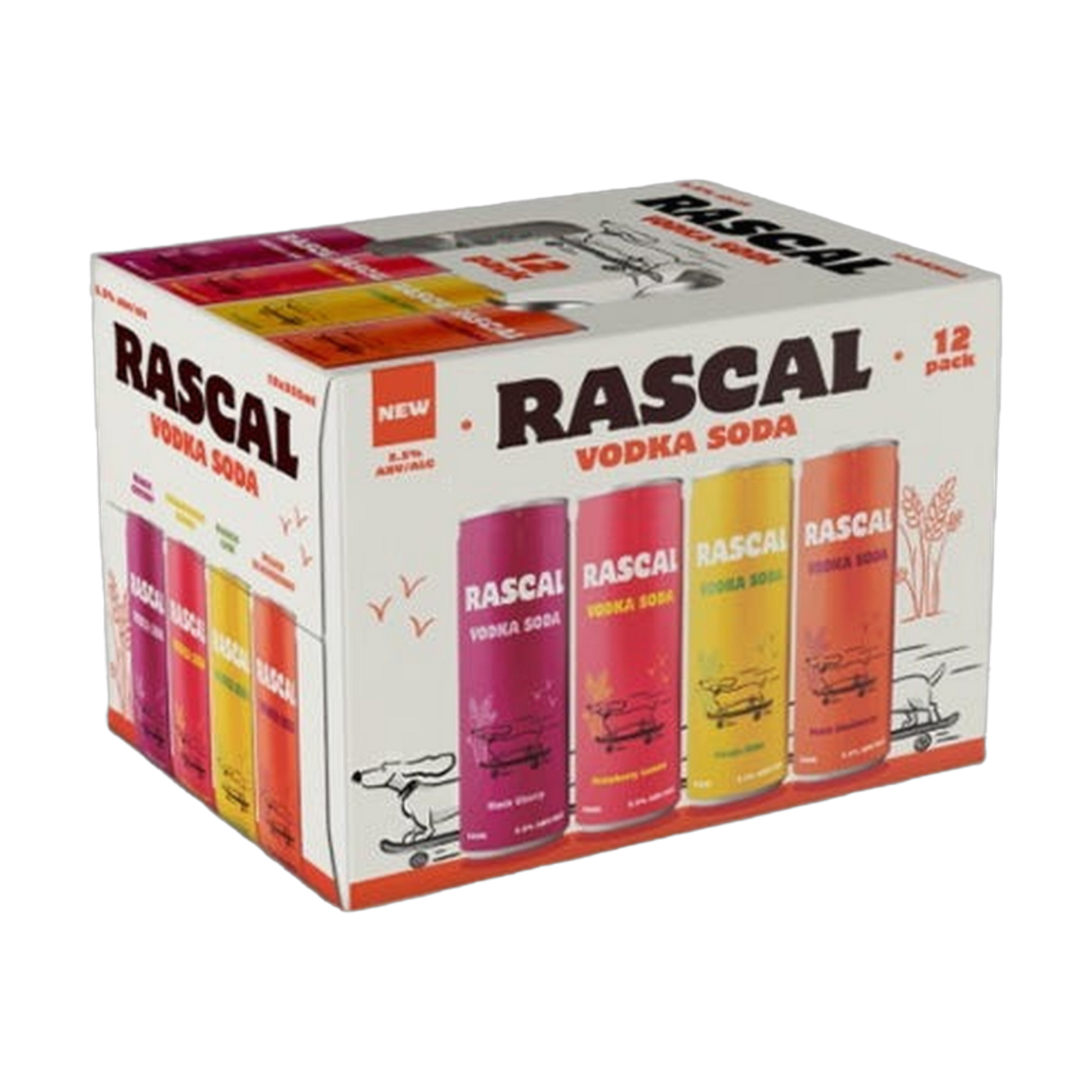 Rascal - Vodka Soda Mix Pack