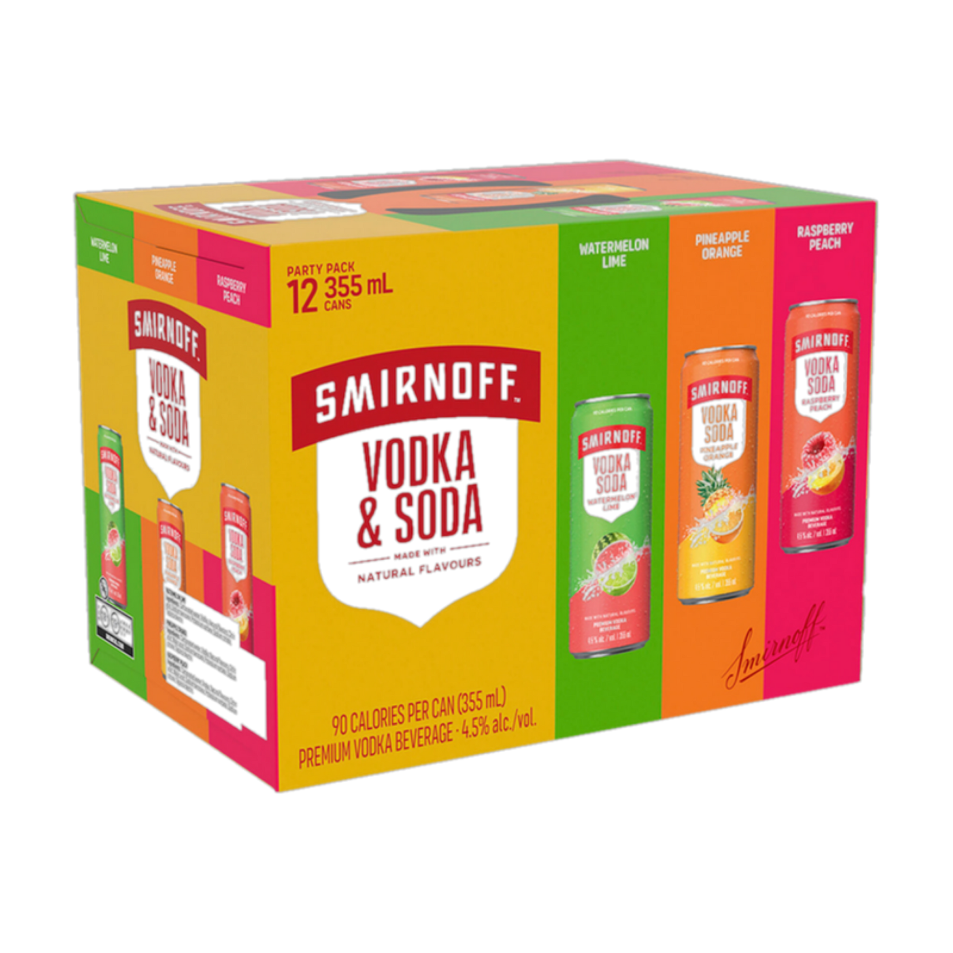 Smirnoff - Vodka Soda Party Pack