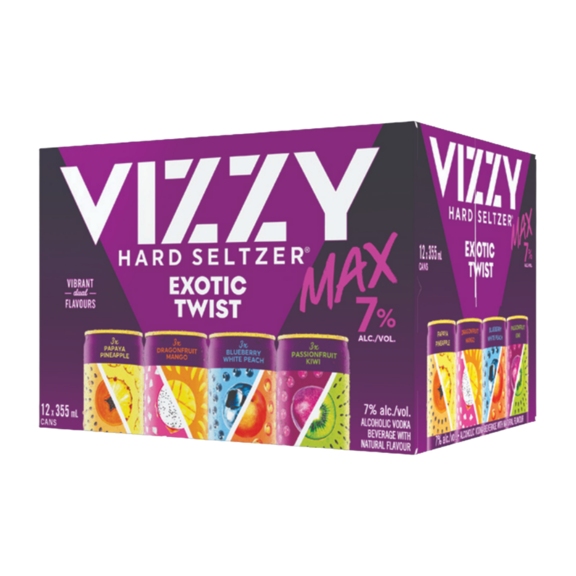 Vizzy Hard Seltzer - Exotic 7% Mix Pack
