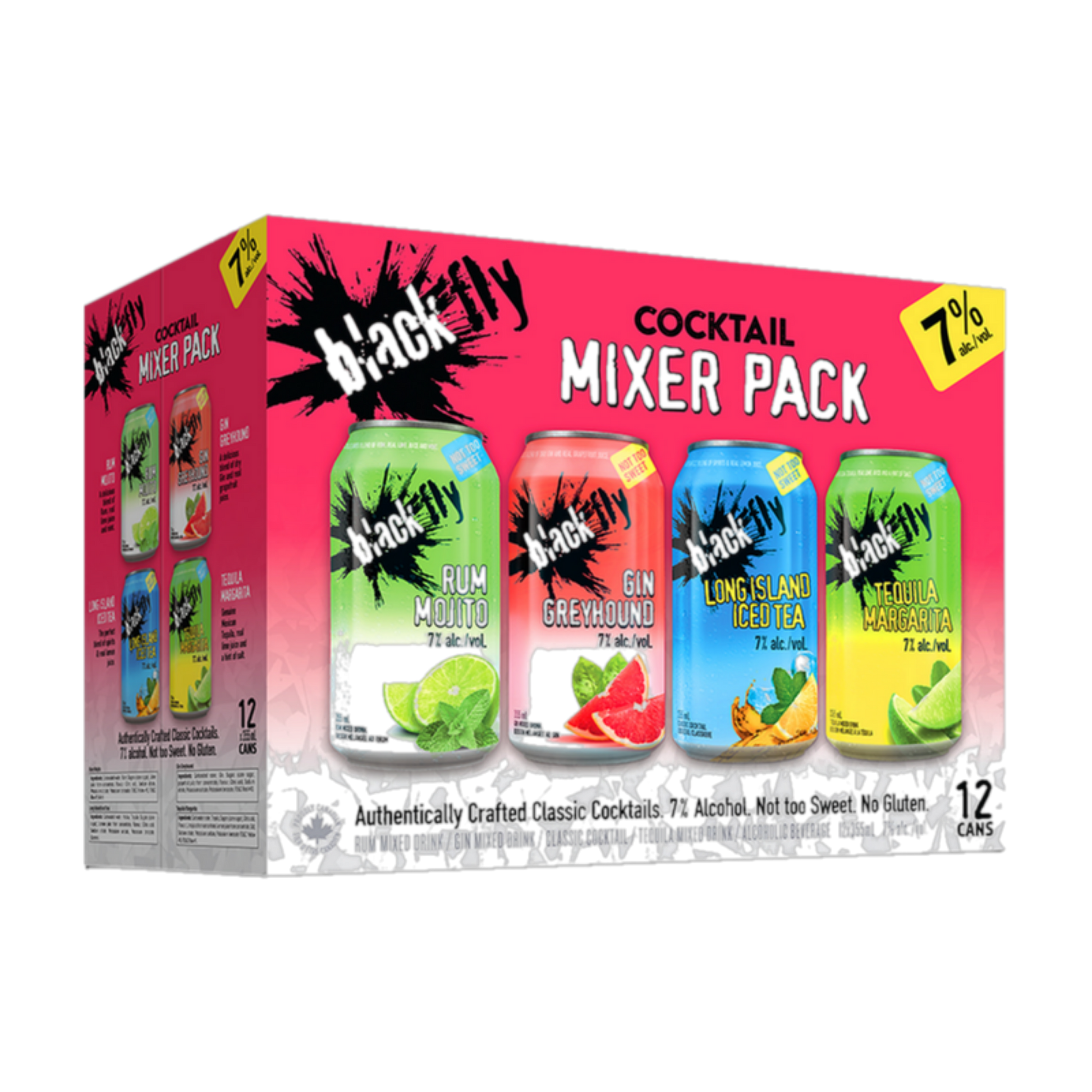 Black Fly - Classic Cocktail Mixer Pack