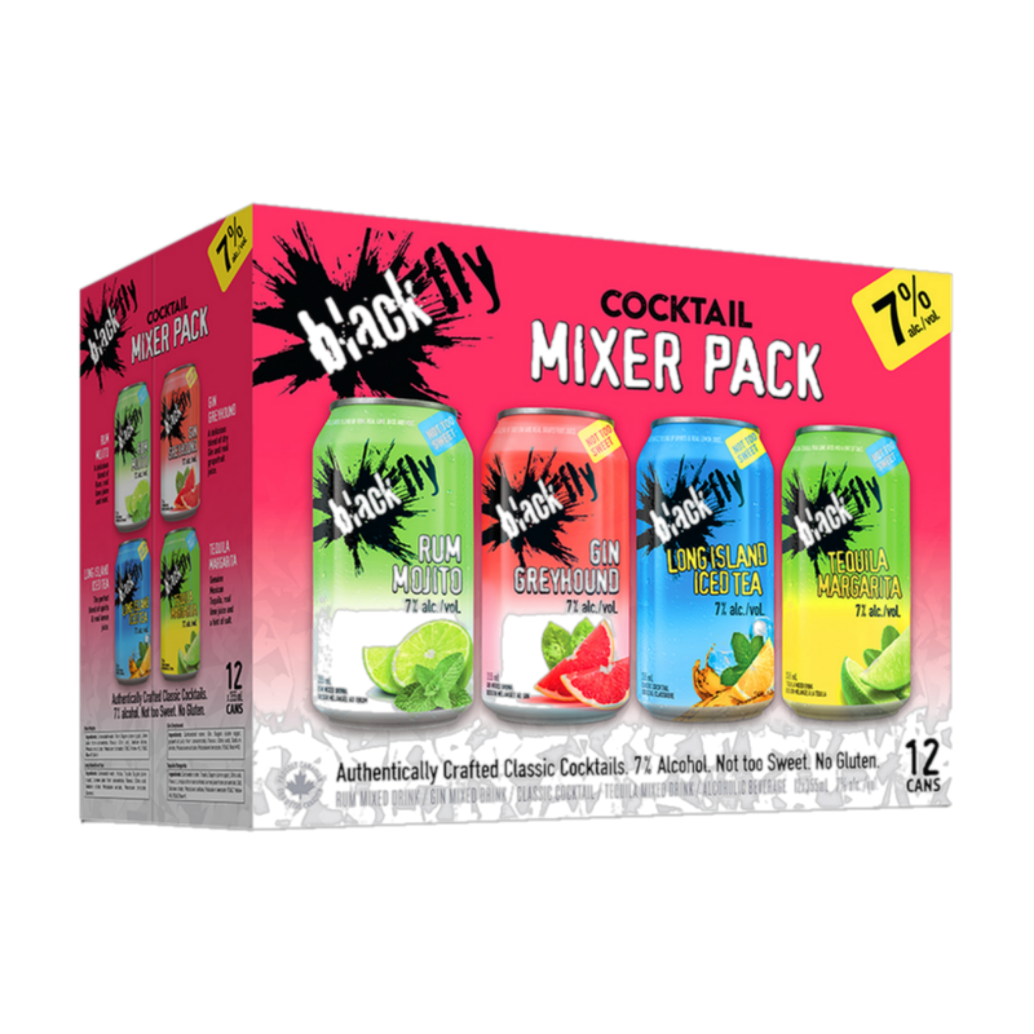 Black Fly - Classic Cocktail Mixer Pack