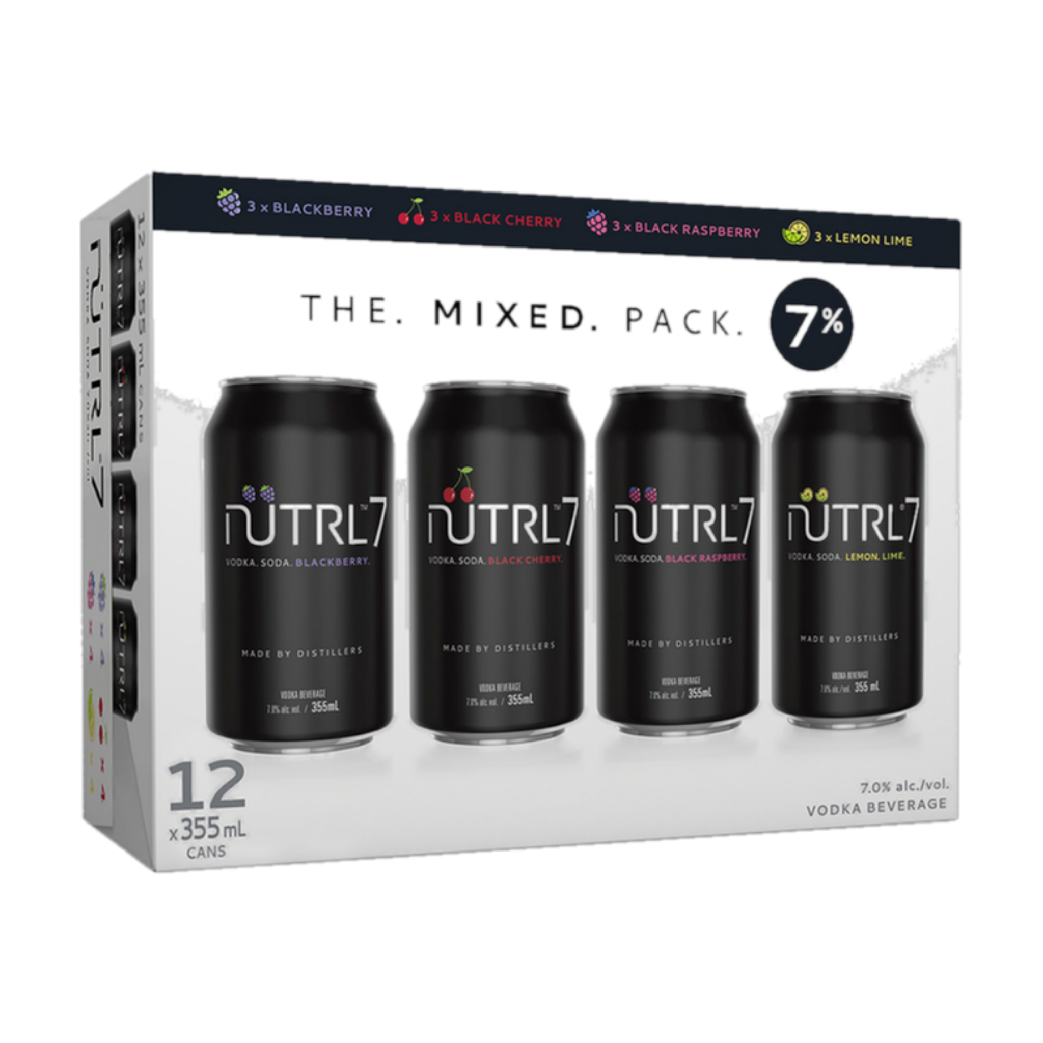 Nutrl7 Vodka Soda - Mixed Pack
