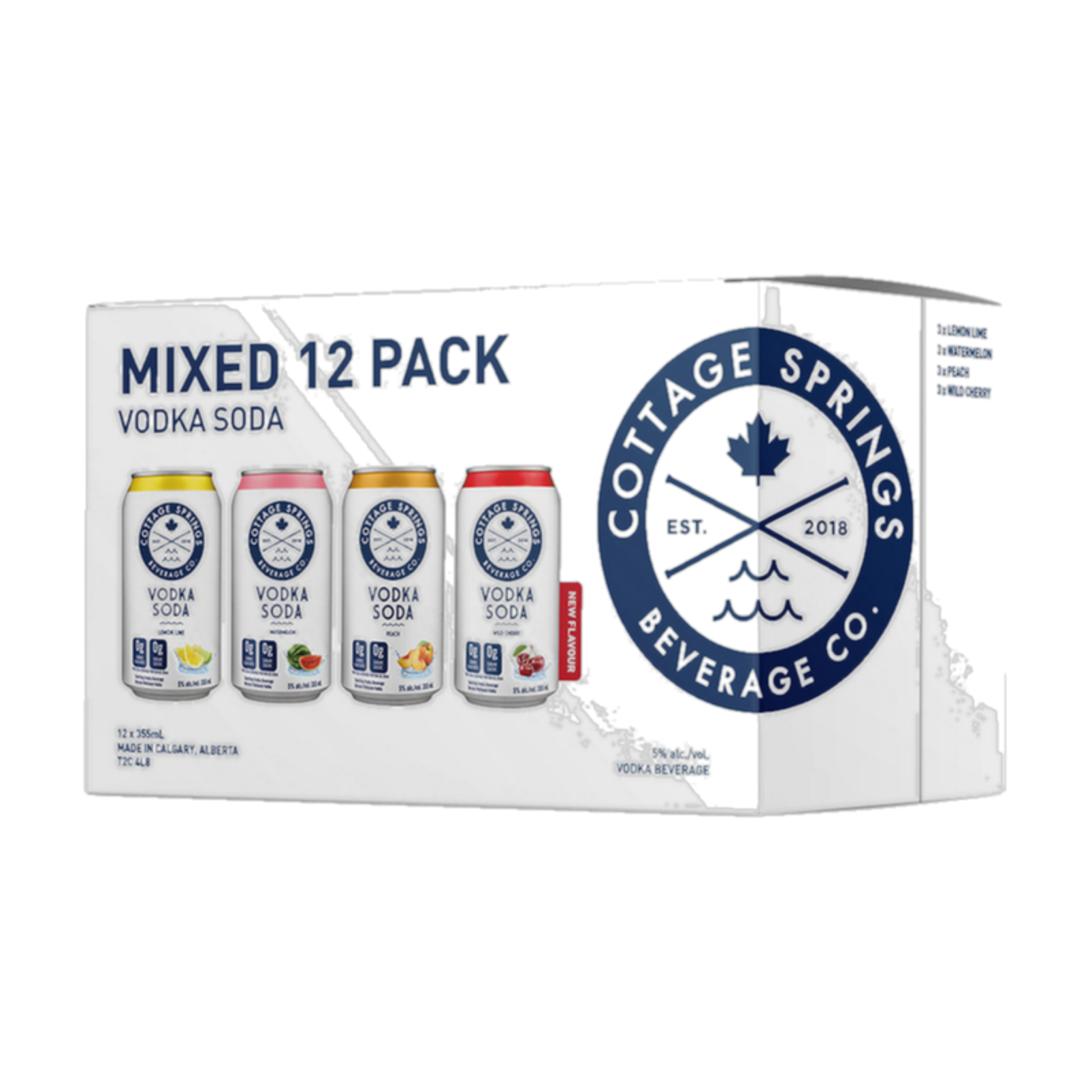 Cottage Springs - Vodka Soda Mix Pack