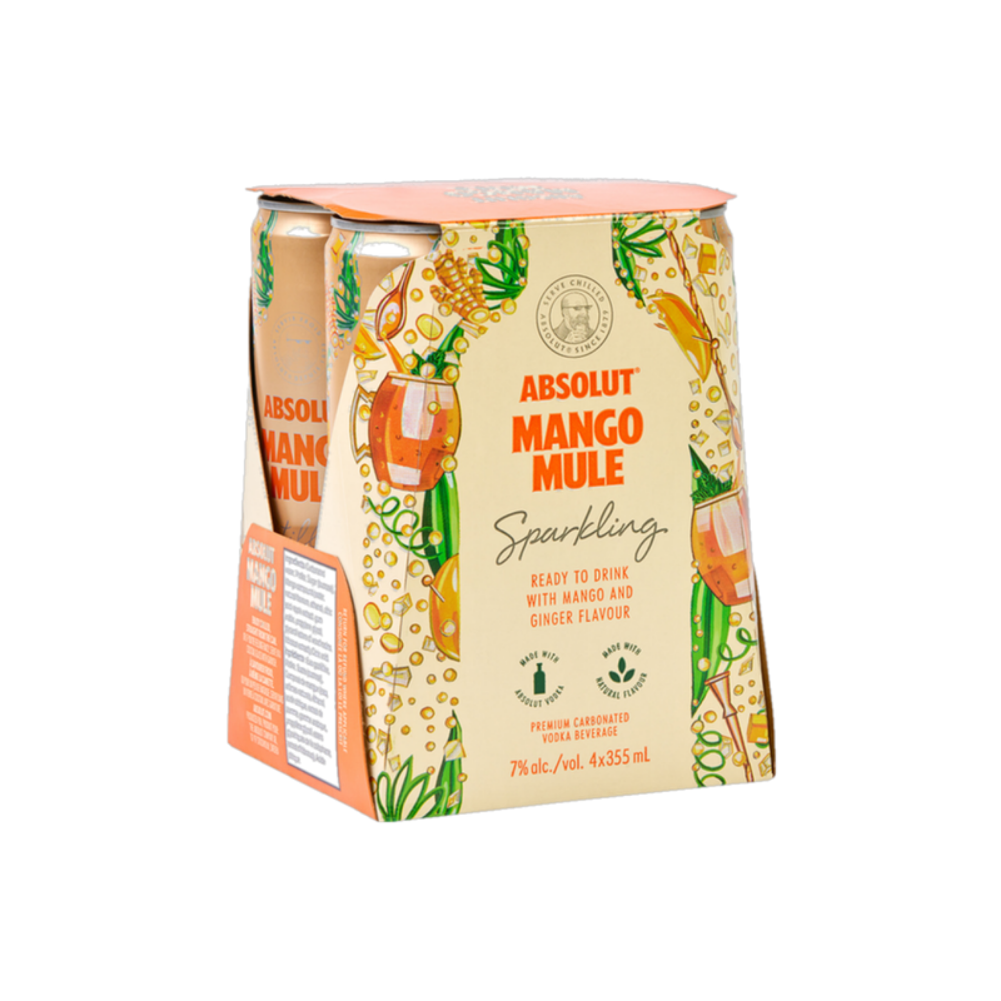 Absolut - Mango Mule Cocktail 4pk