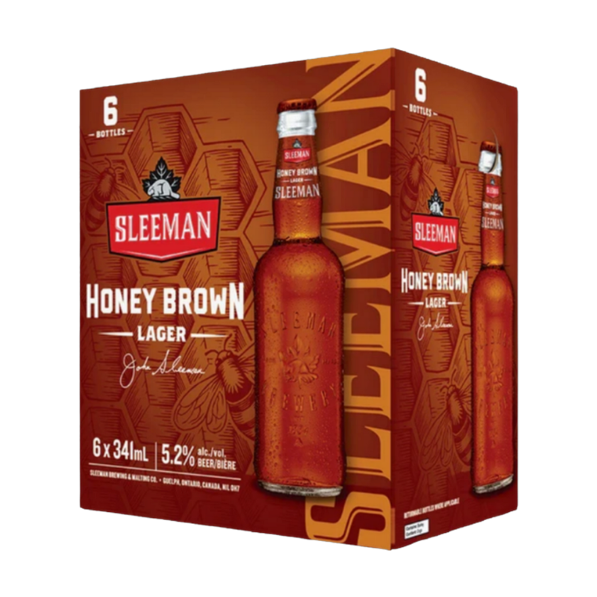 Sleeman Honey Brown Lager 6pk btl