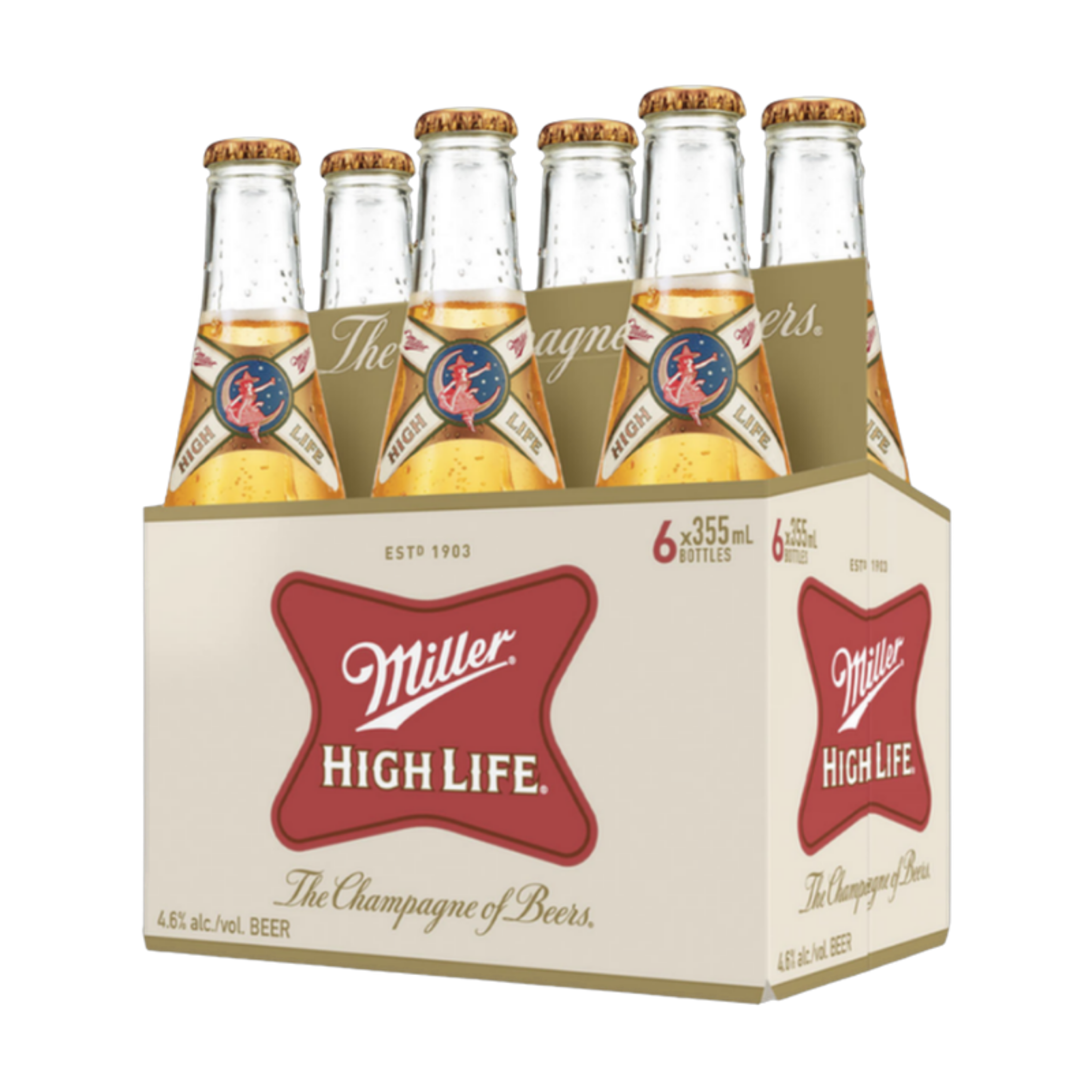 Miller High Life 6pk Bottle